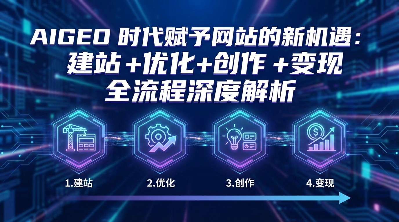 AIGEO+时代赋予网站的新机遇：建站+优化+创作+变现+全流程深度解析-点子口袋网