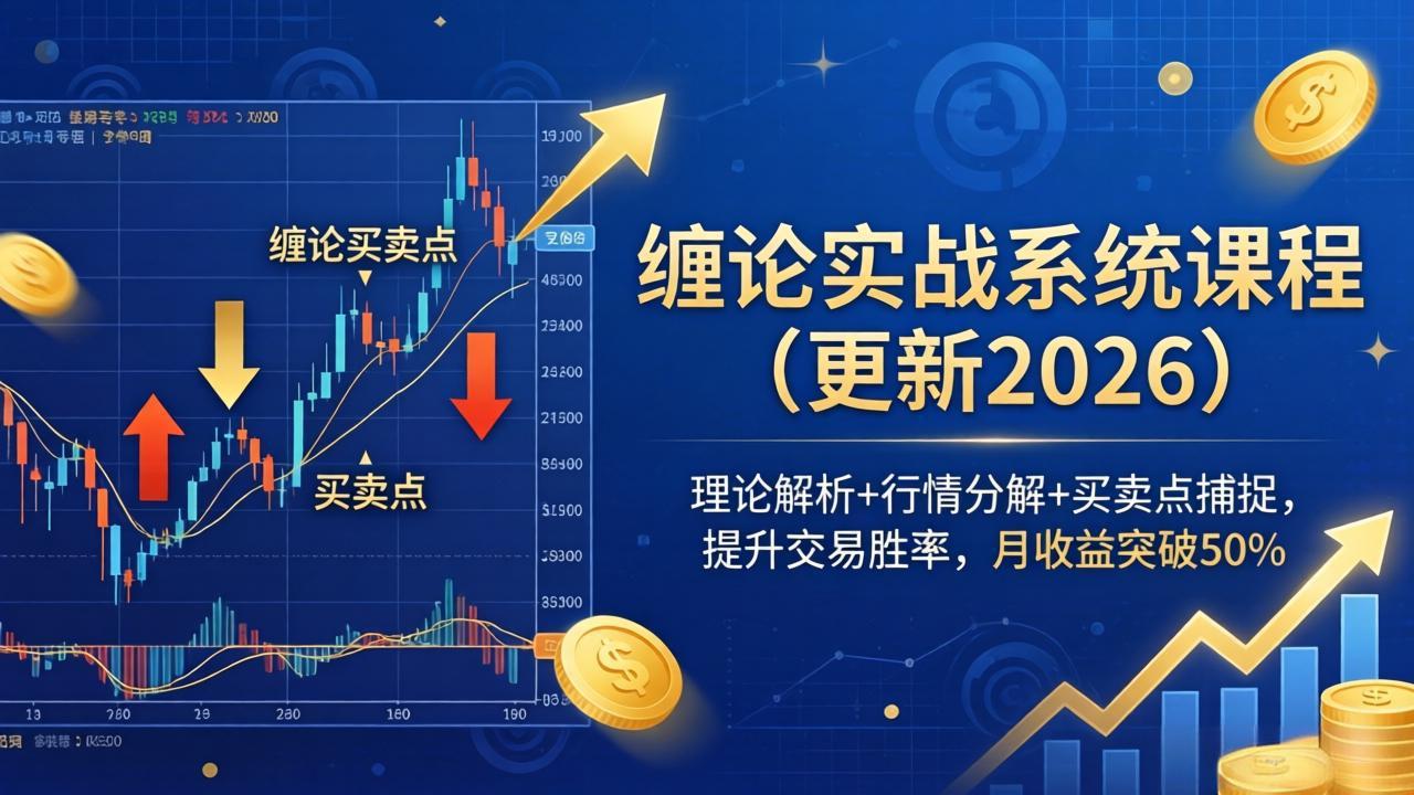 缠论实战系统课程(更新26年4月-点子口袋网