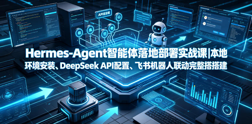 Hermes-Agent智能体落地部署实战课｜本地环境安装、DeepSeek API配置、飞书机器人联动完整搭建教程-点子口袋网