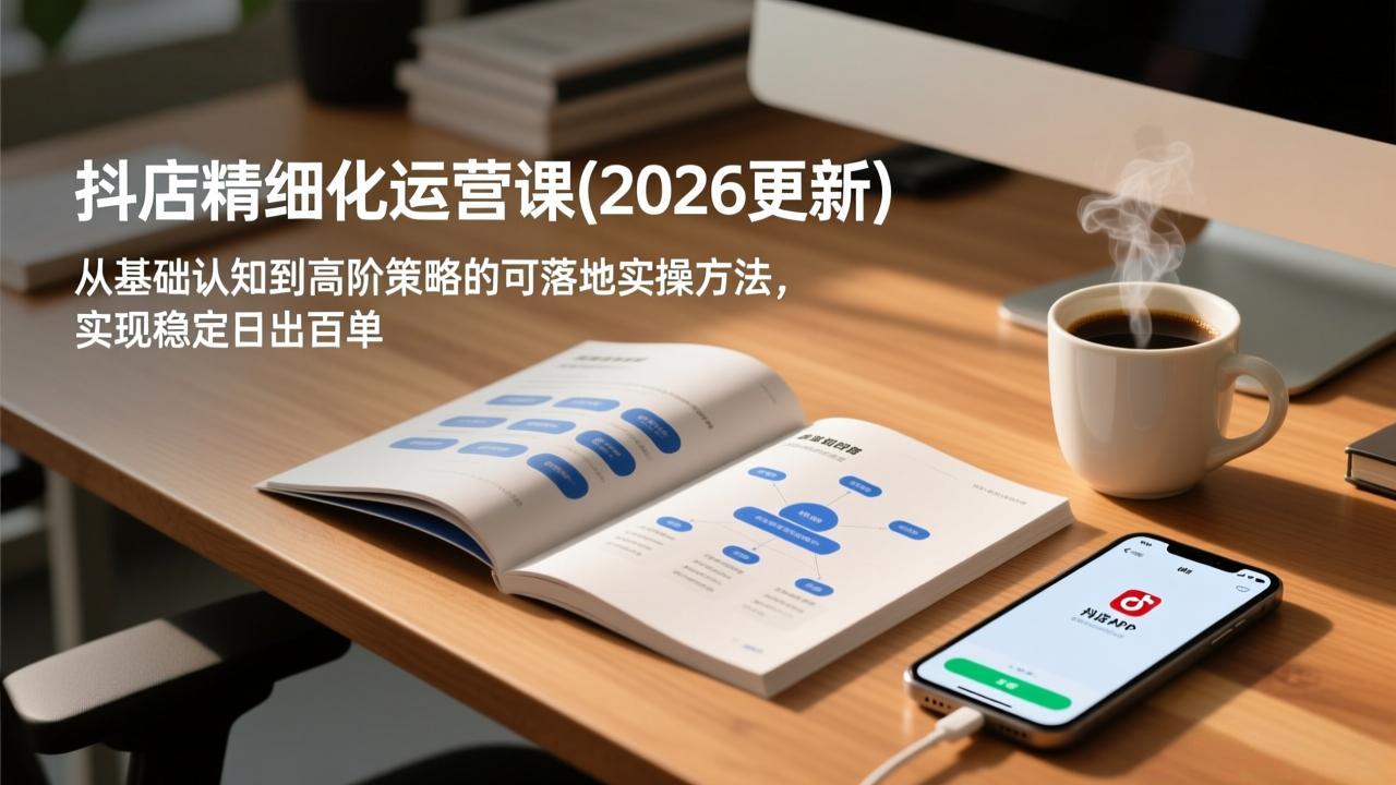 抖店精细化运营课(更新5月-点子口袋网