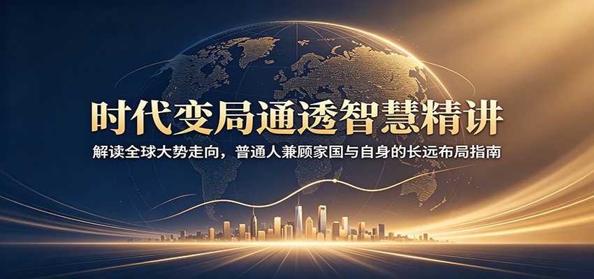 时代变局通透智慧精讲：解读全球大势走向，普通人兼顾家国与自身的长远布局指南-点子口袋网