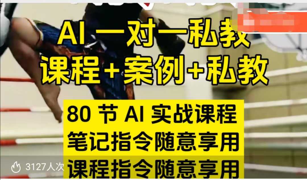 AI指令实战课，课程+案例，80节AI实战课程，笔记指令随意享用，课程指令随意享用(更新26年3月)-点子口袋网