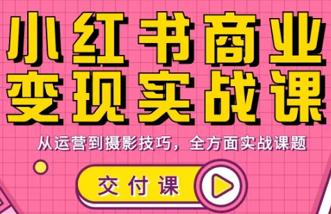 饭饭老师·小红书商业变现实战课-点子口袋网