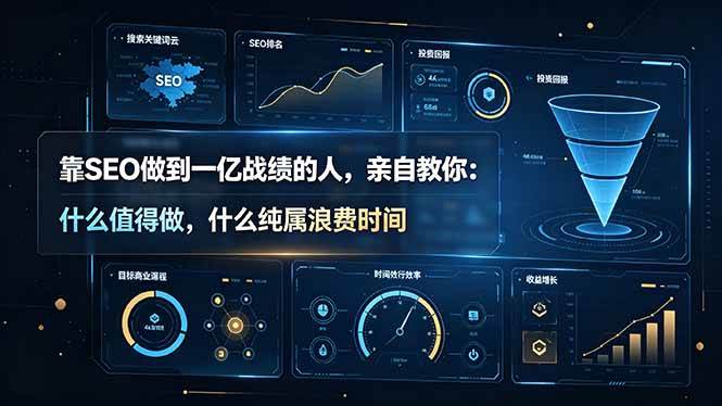 （19197期）靠SEO做到一亿战绩的人，亲自教你：什么值得做，什么纯属浪费时间【原创双语字幕】-点子口袋网