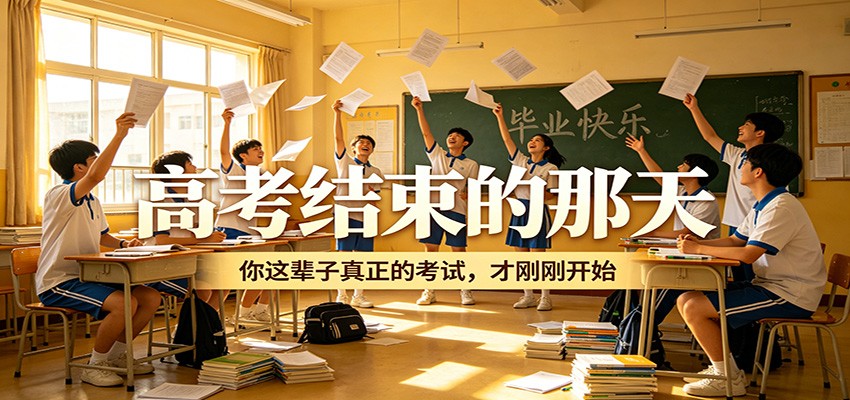 公众号付费文章《高考结束的那天，你这辈子真正的考试，才刚刚开始》-点子口袋网
