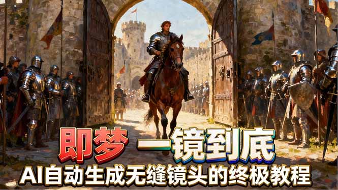 即梦AI一镜到底终极教程，智能补帧+运镜技巧，AI自动生成无缝丝滑长镜头高效出片-点子口袋网