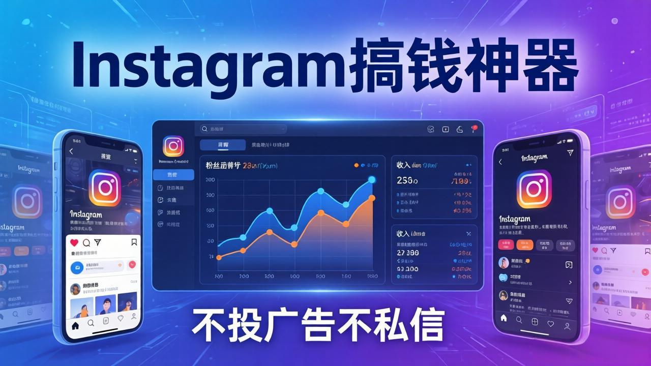 Instagram搞钱神器：月涨6万粉+月入5万刀，不投广告不私信，靠算法+低价产品-点子口袋网