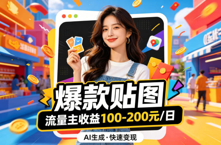 借助AI生成爆款贴图做公众流量主，当日收益100-200-点子口袋网