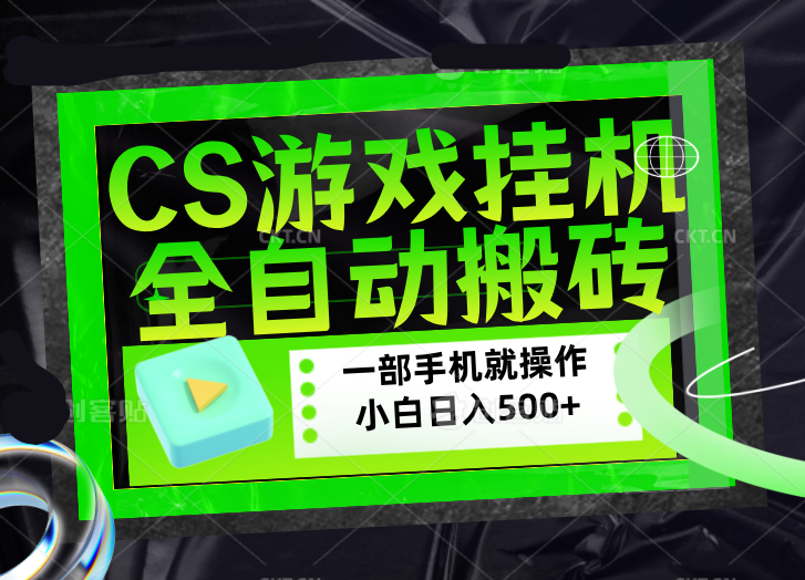 CSGO游戏挂机捡漏搬砖，超稳定的项目，带领1000+小白实现日入500+，数据可视频验证-点子口袋网