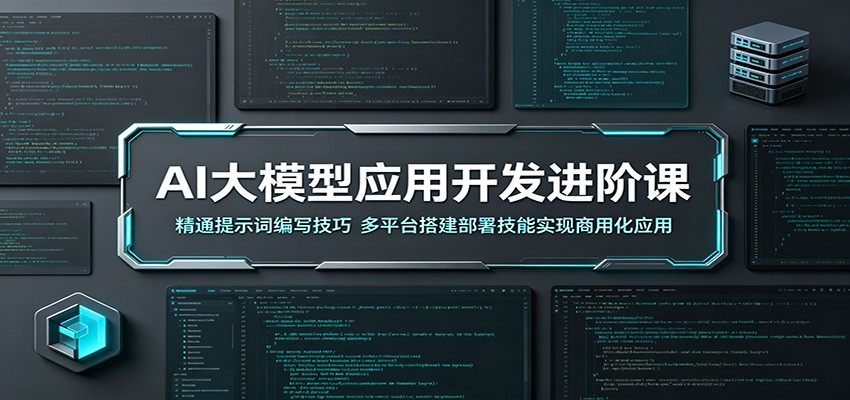 AI大模型应用开发进阶课：精通提示词编写技巧，多平台搭建部署技能实现商用化应用-点子口袋网