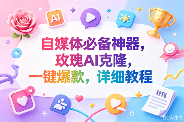(18648期)玫瑰克隆神器,一键ai,爆款工具,自媒体必备,60多个功能,的详细教程 (18648期)玫瑰克隆神器,一键ai,爆款工具,自媒体必备,60多个功能,的详细教程