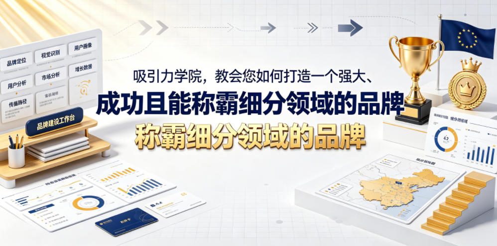 吸引力学院，教会您如何打造一个强大、成功且能称霸细分领域的品牌！【原创双语字幕】-点子口袋网