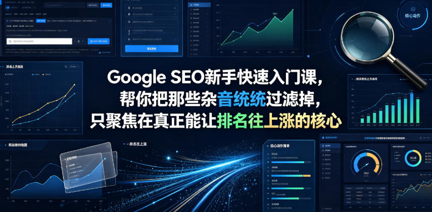 Google SEO新手快速入门课，帮你把那些杂音统统过滤掉，只聚焦在真正能让排名往上涨的核心动作【原创双语字幕】-点子口袋网