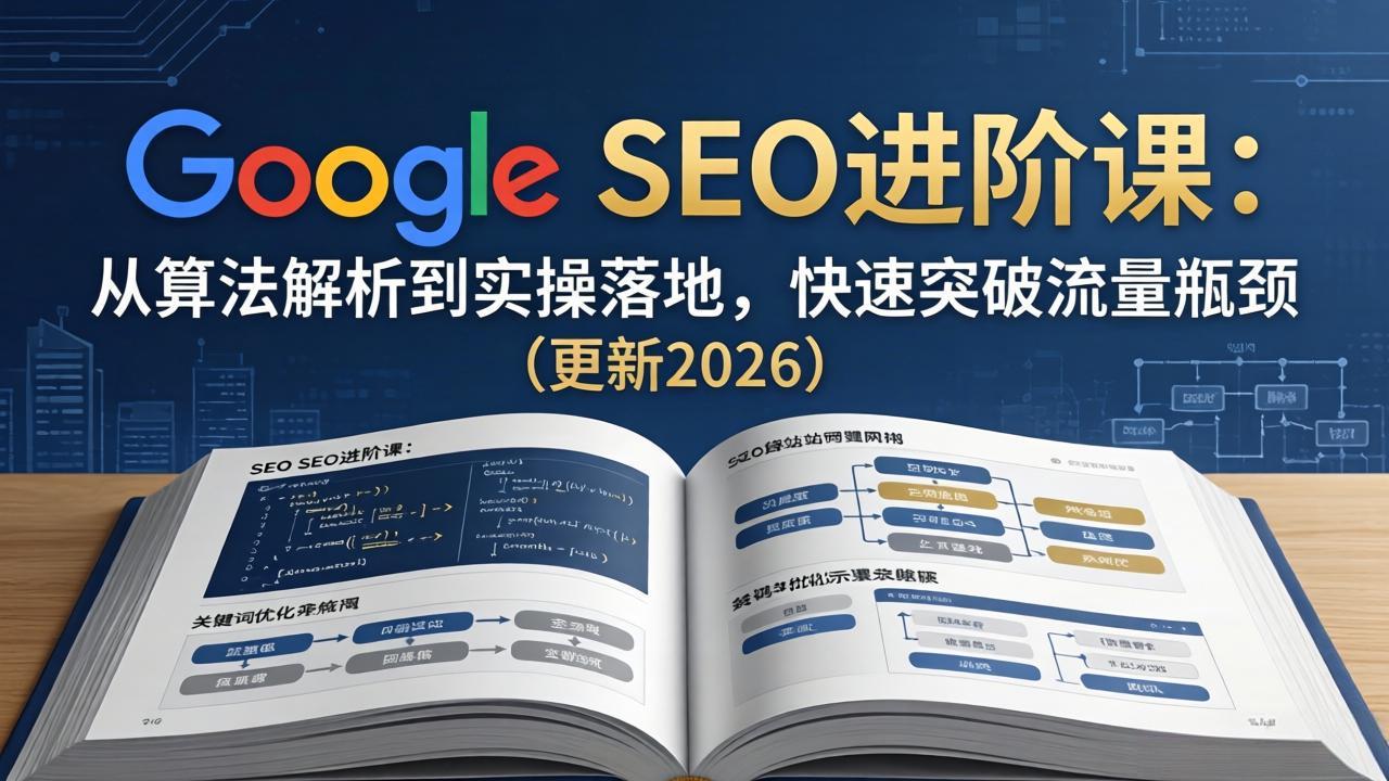 Google SEO进阶课：从算法解析到实操落地，快速突破流量瓶颈(更新2026-点子口袋网