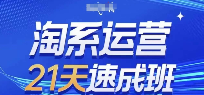 淘系运营21天速成班，0基础轻松搞定淘系运营，不做假把式，快速复制落地(更新26年3月)-点子口袋网