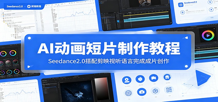 AI动画短片制作教程：Seedance2.0搭配剪映视听语言完成成片创作-点子口袋网