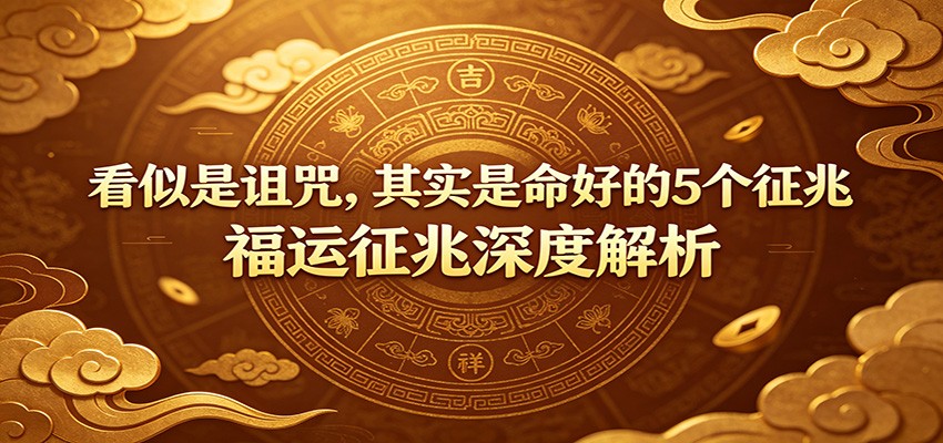 付费文章：《看似是诅咒，其实是命好的5个征兆》福运征兆深度解析-点子口袋网