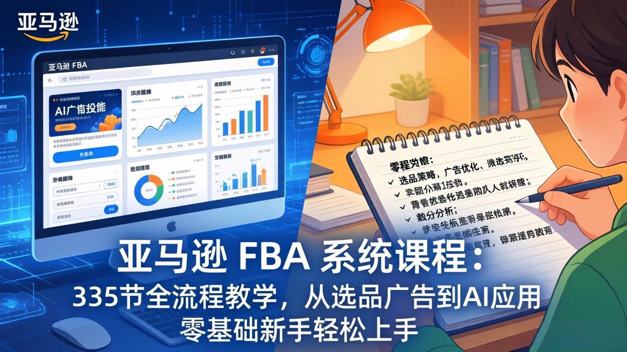 亚马逊 FBA 系统课程(更新26年3月-点子口袋网