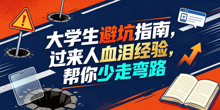 某公众号付费文章：大学生避坑指南，过来人血泪经验，帮你少走弯路-点子口袋网