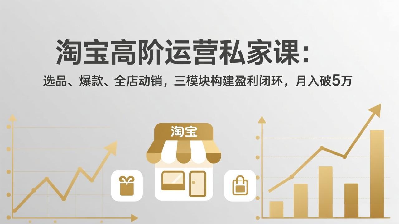 淘宝高阶运营私家课(更新26年4月-点子口袋网
