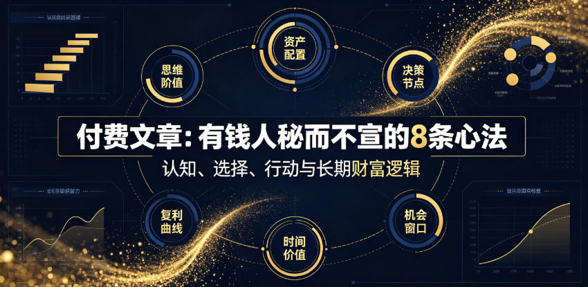 付费文章：有钱人秘而不宣的8条心法-点子口袋网
