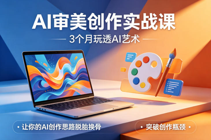 AI审美创作实战课，3个月玩透AI艺术，让你的AI创作思路脱胎换骨，突破创作瓶颈（更新0617）-点子口袋网