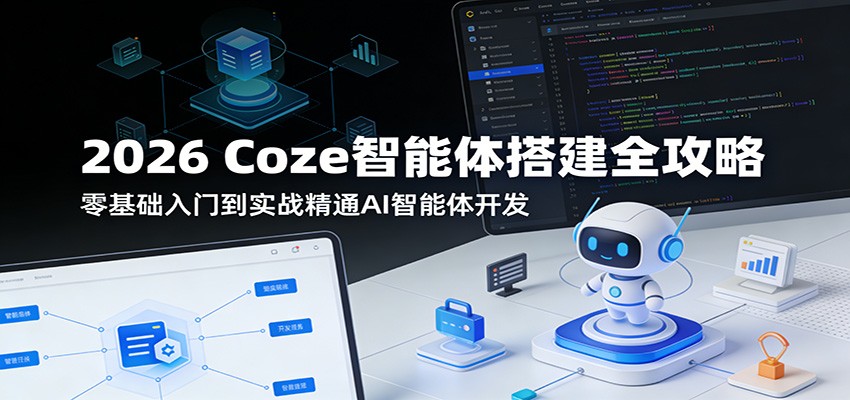 2026 Coze智能体搭建全攻略：零基础入门到实战精通AI智能体开发-点子口袋网