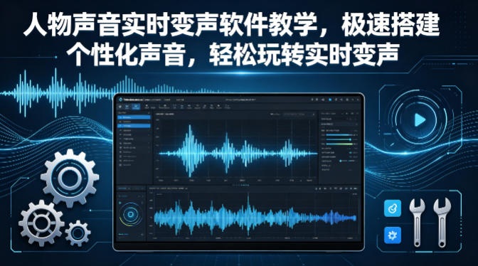 人物声音实时变声软件教学，极速搭建个性化声音，轻松玩转实时变声-点子口袋网