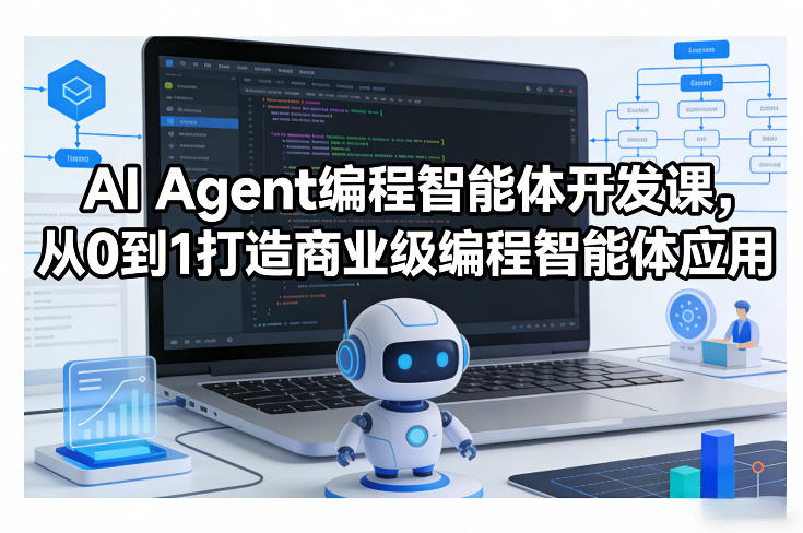 AI Agent编程智能体开发课，从0到1打造商业级编程智能体应用-点子口袋网