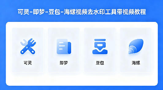 可灵–即梦–豆包–海螺视频去水印工具带视频教程-点子口袋网