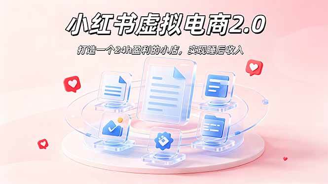 （19033期）2026 年最强风口掘金项目：AI小红书虚拟电商，布局搜索流量，每日躺赚500+-点子口袋网