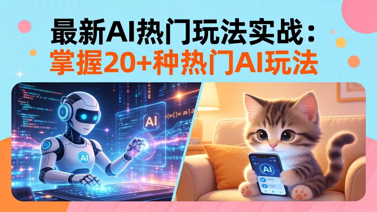 20招AI热门玩法实战：影视级出塞+阐教金仙+山海经变幻/等等，解锁百万流量密码-点子口袋网
