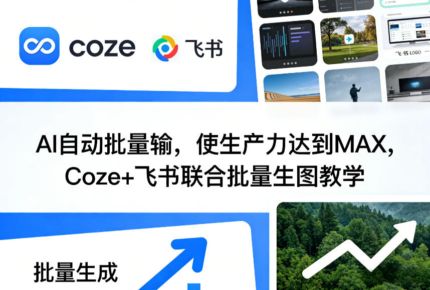 AI自动批量输，使生产力达到MAX，Coze+飞书联合批量生图教学-点子口袋网