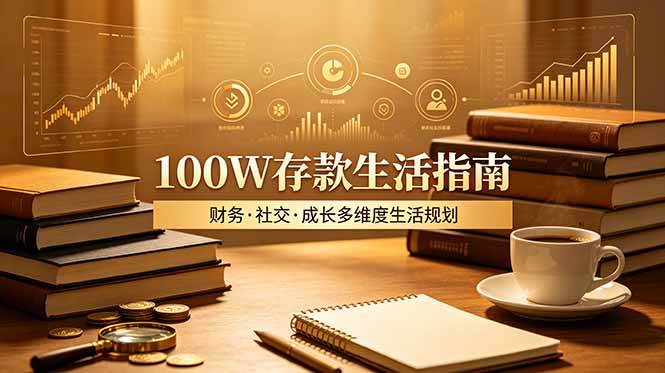（19121期）付费文章：100W存款生活指南，如何从财务、社交、成长等维度规划自己的生活-点子口袋网