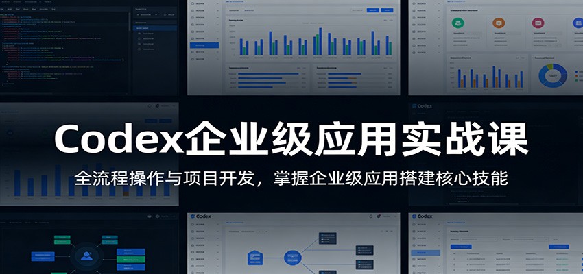 Codex企业级应用实战课：全流程操作与项目开发，掌握企业级应用搭建核心技能-点子口袋网