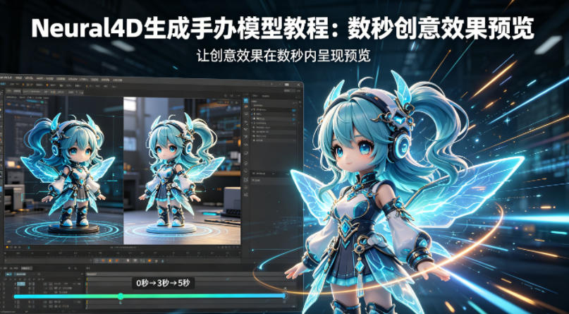 Neural4D生成手办模型教程，让创意效果在数秒内呈现预览-点子口袋网
