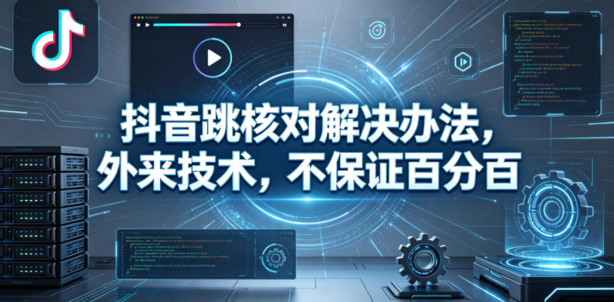 抖音跳核对解决办法，外来技术，不保证百分百-点子口袋网