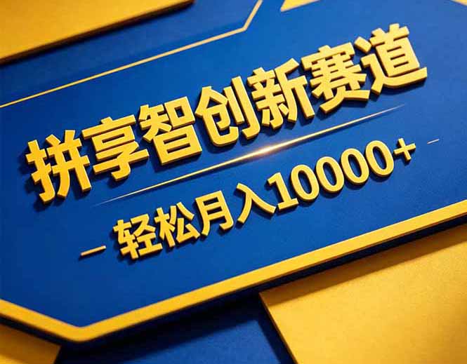 拼多多享智创新赛道，卖一切可以通过网盘链接交付的虚拟商品，轻松月入10000＋-点子口袋网