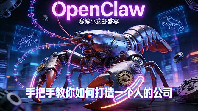 OpenClaw，小龙虾-从产品到爆款的成长之路，手把手教你如何打造一个人的公司-点子口袋网