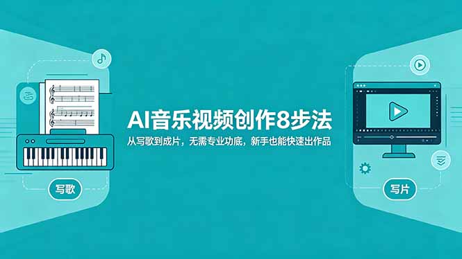 AI音乐视频创作8步法：从写歌到成片，无需专业功底，新手也能快速出作品-点子口袋网