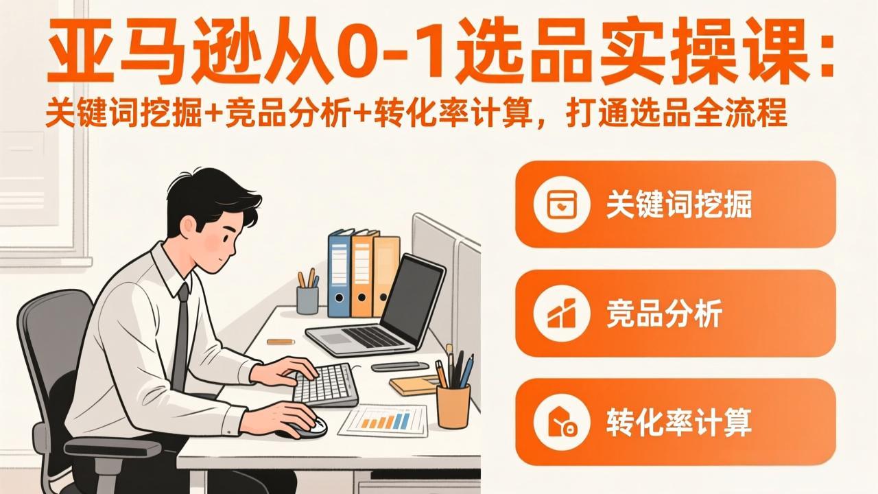 亚马逊从0-1选品实操课(更新3月-点子口袋网