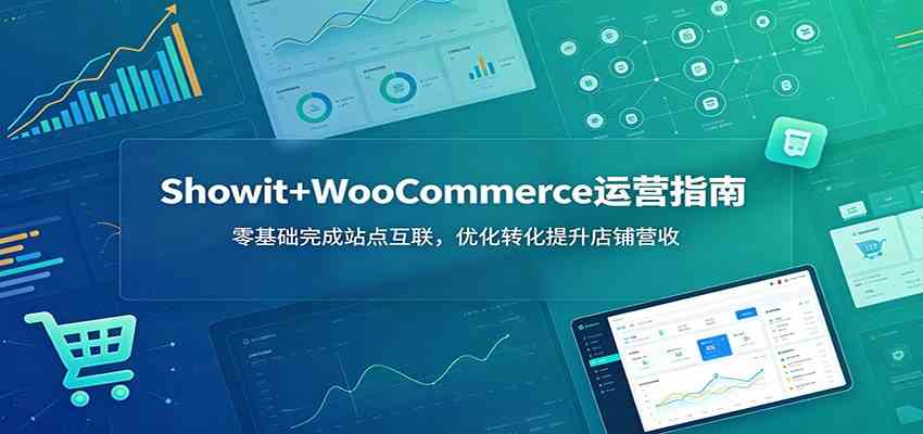 Showit+WooCommerce运营指南：零基础完成站点互联，优化转化提升店铺营收-点子口袋网