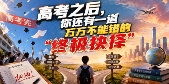 付费文章：高考之后，你还有一道万万不能错的“终极抉择”-点子口袋网