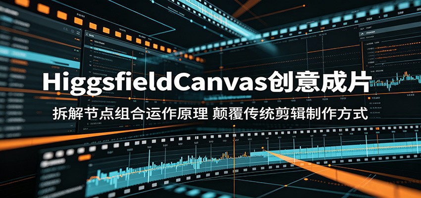 HiggsfieldCanvas创意成片：拆解节点组合运作原理，颠覆传统剪辑制作方式-点子口袋网