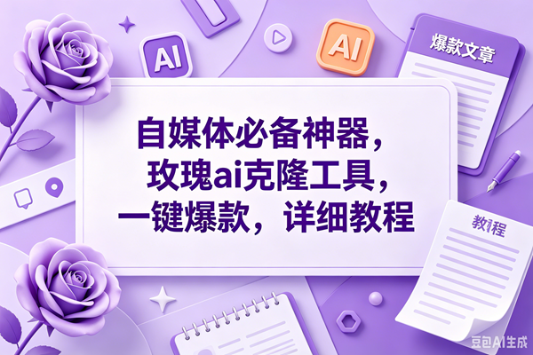 （18951期）玫瑰ai克隆，一键爆款ai神器，自媒体的必备工具，50多个功能，详细教程-点子口袋网