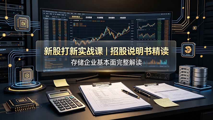 （19255期）付费文章：新股打新实战课｜招股说明书精读，存储企业基本面完整解读-点子口袋网