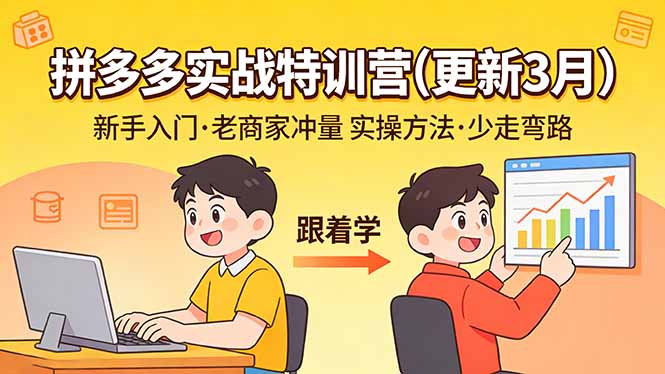 拼多多实战特训营(更新3月-点子口袋网