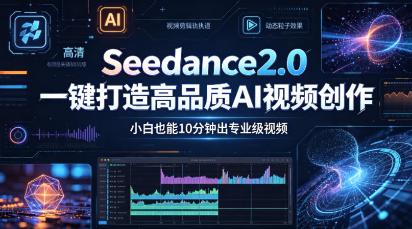 Seedance2.0一键打造高品质AI视频创作，小白也能10分钟出专业级视频-点子口袋网