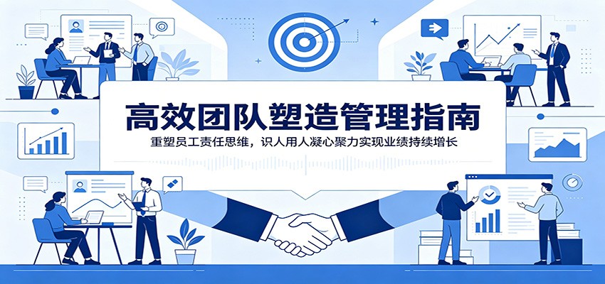 高效团队塑造管理指南：重塑员工责任思维，识人用人凝心聚力实现业绩持续增长-点子口袋网