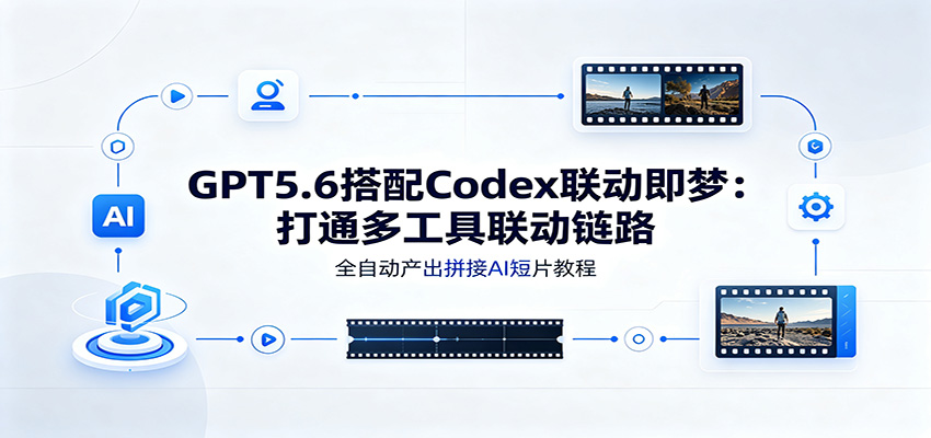 GPT5.6搭配Codex联动即梦：打通多工具联动链路，全自动产出拼接AI短片教程-点子口袋网